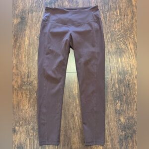 Z by Zella Chocolate Brown High-Waisted Leggings- Medium